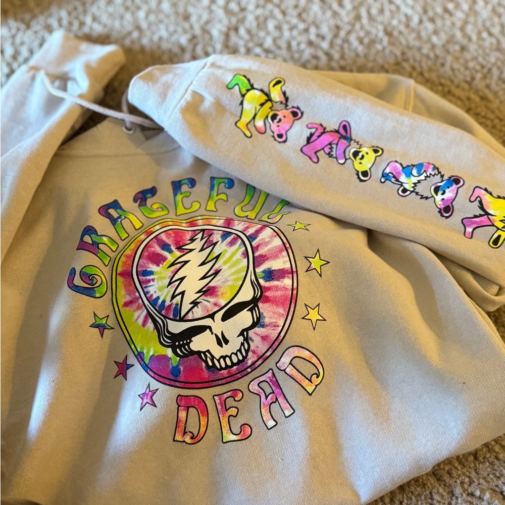 Grateful Dead Graphic Sweatshirt - Cream
